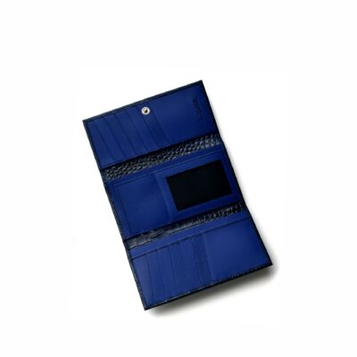 Alternative view of Billetera de Dama BD932 Caiman Azul B