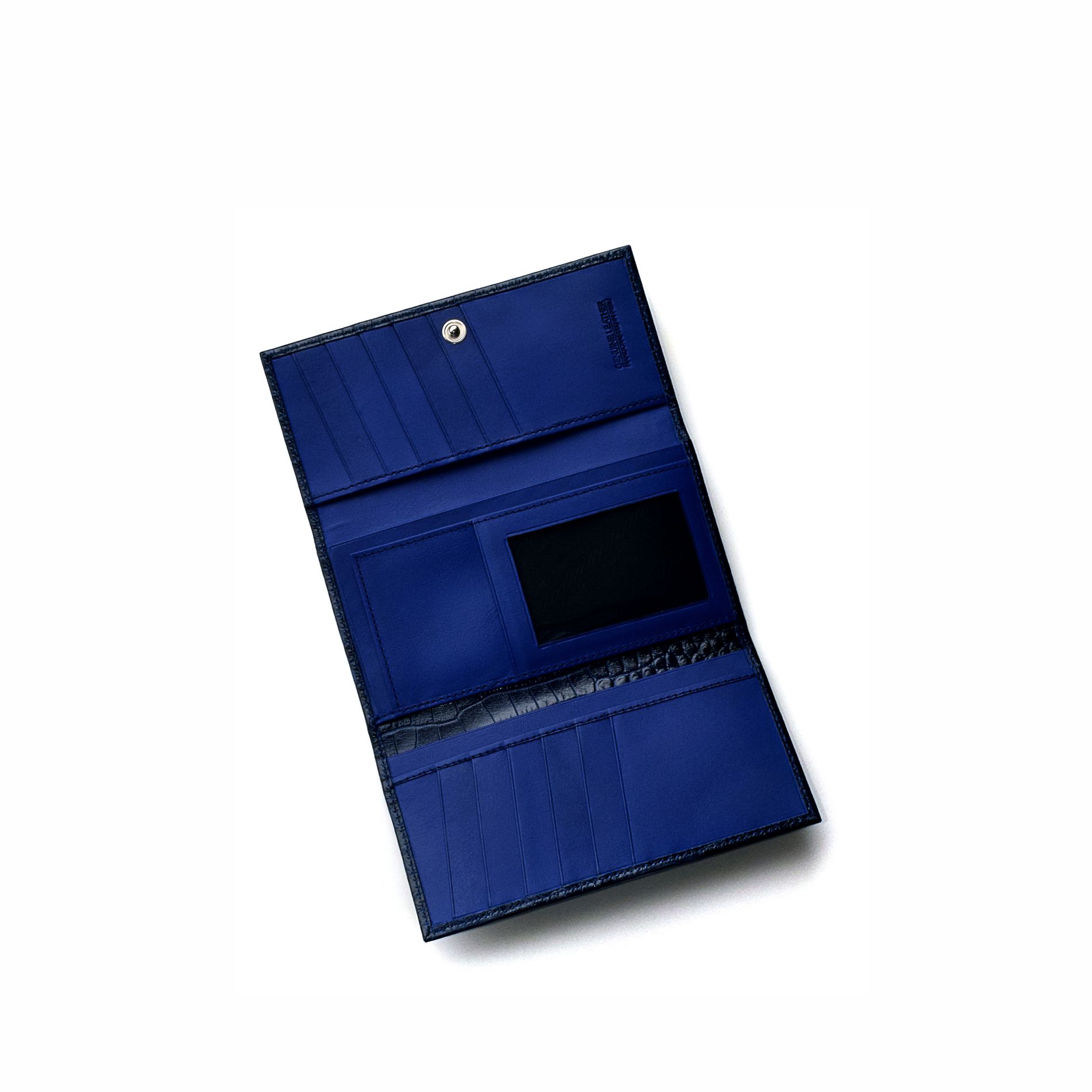 Billetera de Dama BD932 Caiman Azul C - Imagen 2