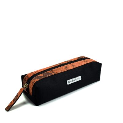Cartuchera CH020 Lino Negro / Orange Dragon