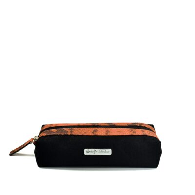 Alternative view of Cartuchera CH020 Lino Negro / Orange Dragon