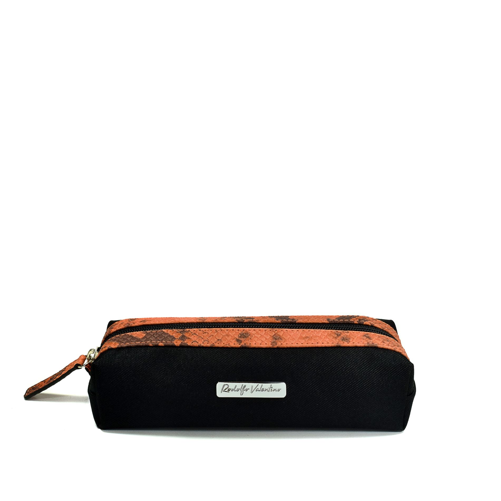 Cartuchera CH020 Lino Negro / Orange Dragon - Imagen 2