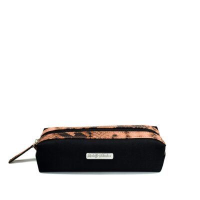 Alternative view of Cartuchera CH020 Lino Negro / Rose Dragon