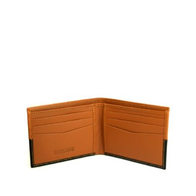 Alternative view of Billetera de caballero BIFOLD BC619 Negro/Camel