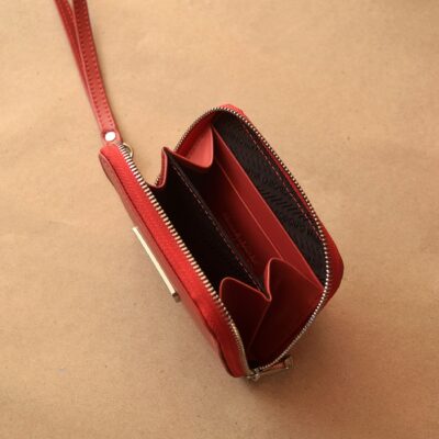Alternative view of Monedero de dama MN003 Rojo