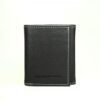 Billetera de caballero Trifold BC110A Negro Silver