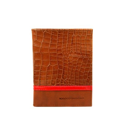 Portapasaporte PP002 África Habano/Rojo Richato/Caimán Habano