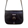 Cartera Crossbag CA500 Negro Espuma / Negro Cocodrilo