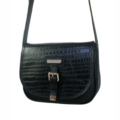 Alternative view of Cartera Crossbag CA500 Negro Espuma / Negro Cocodrilo