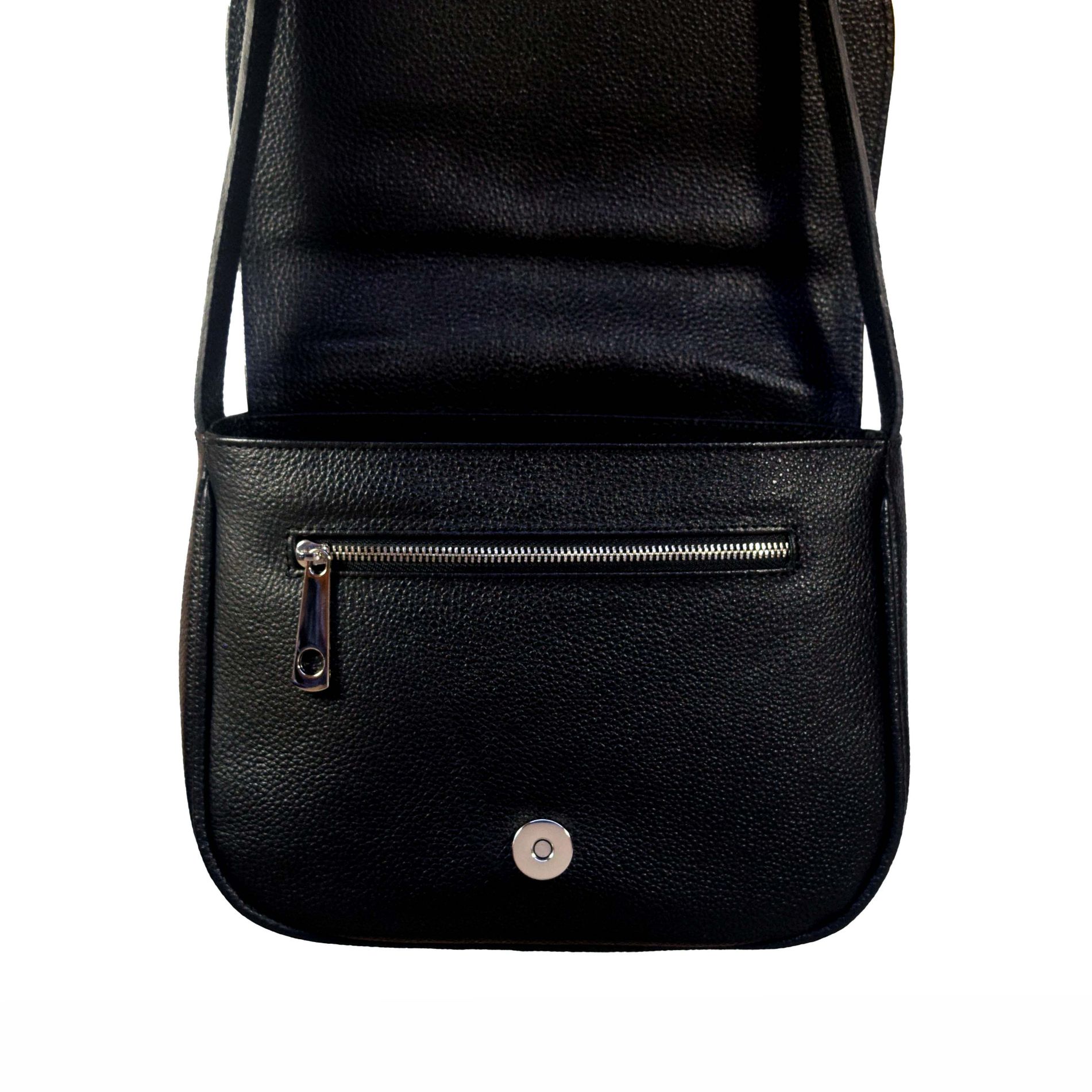 Cartera Crossbag CA500 Negro / Rojo Reptil - Imagen 3