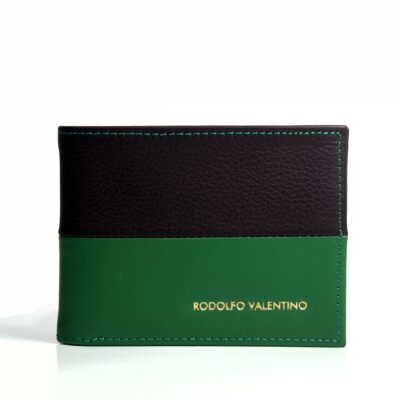 Billetera de caballero BIFOLD BC619 Moro Espuma/Verde