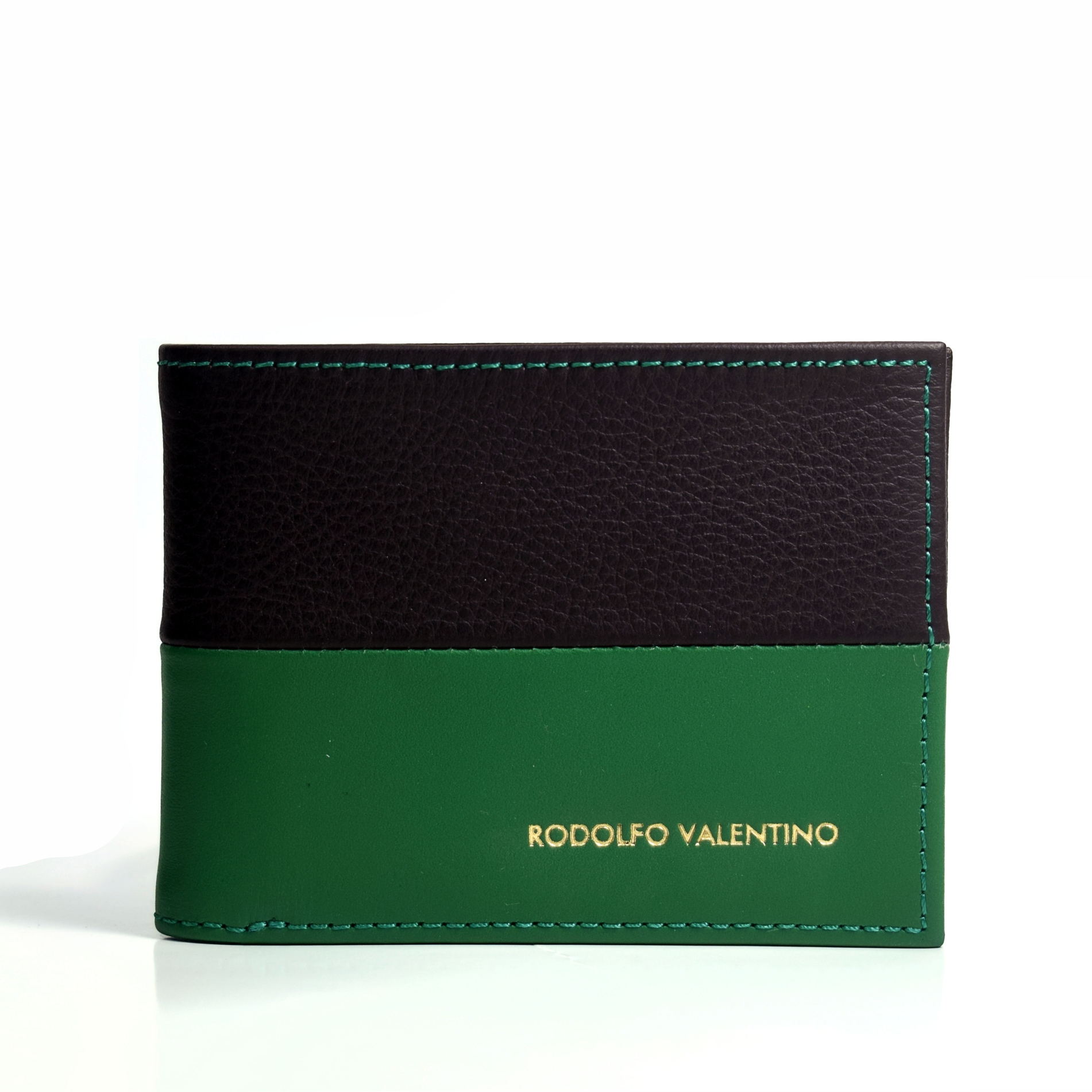 Billetera de caballero BIFOLD BC619 Moro Espuma/Verde