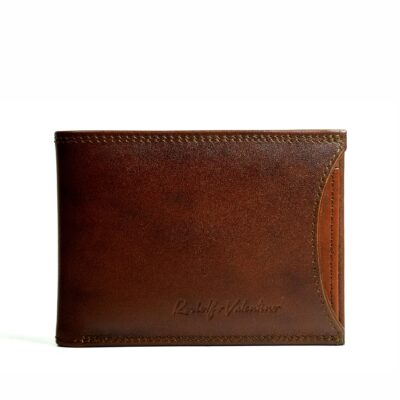Billetera de caballero TRIFOLD BC216A Africa Caramelo/Africa Habano