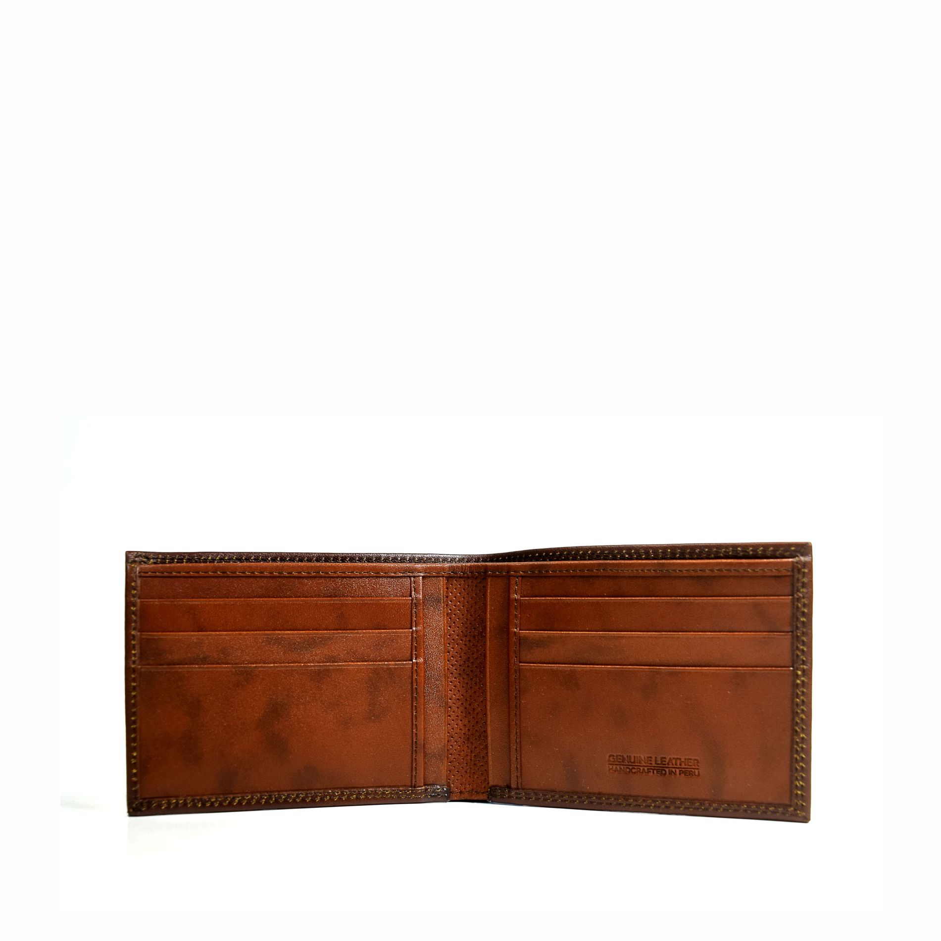 Billetera de caballero TRIFOLD BC216A Africa Caramelo/Africa Habano - Imagen 5