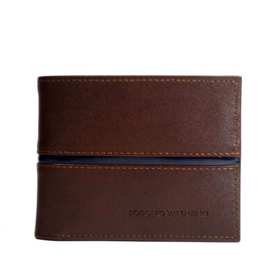 Billetera de caballero BC502 TRIFOLD Africa Apache/Richatto Azul