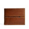 Billetera de caballero BC502 TRIFOLD Africa Habano/Cobra Tostado