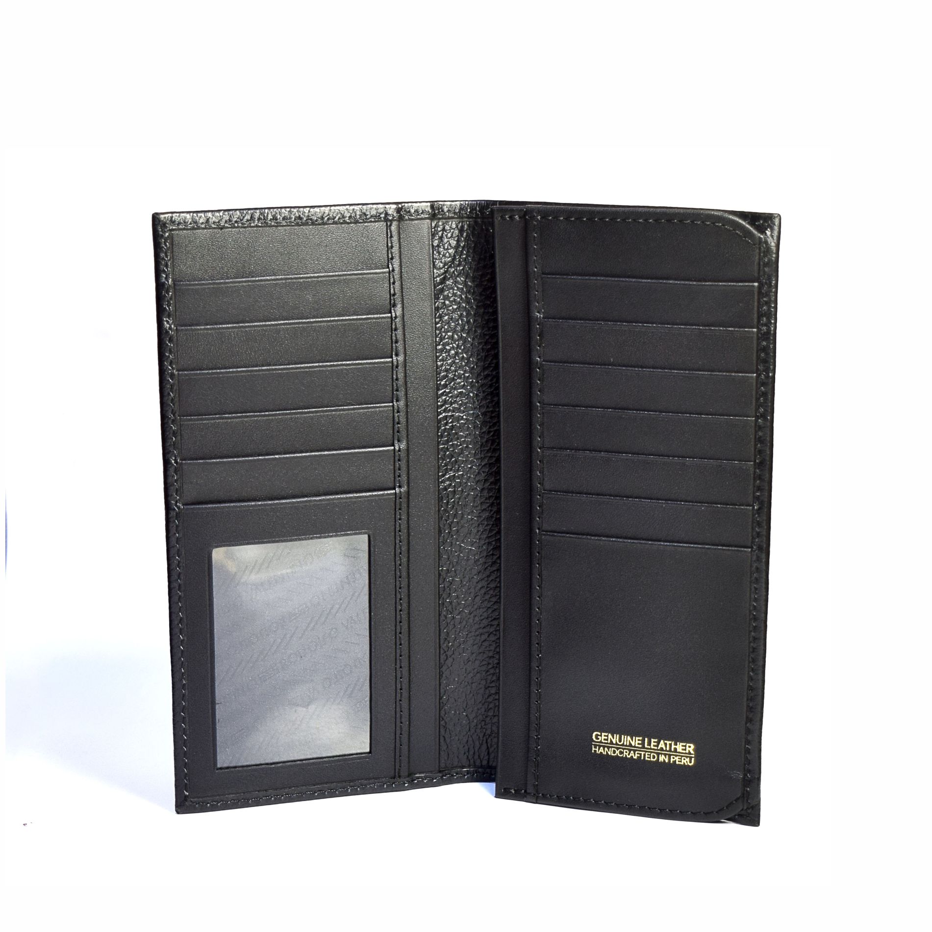 Billetera de caballero Ejecutiva BC801 Miniflother Negro Golden - Imagen 2