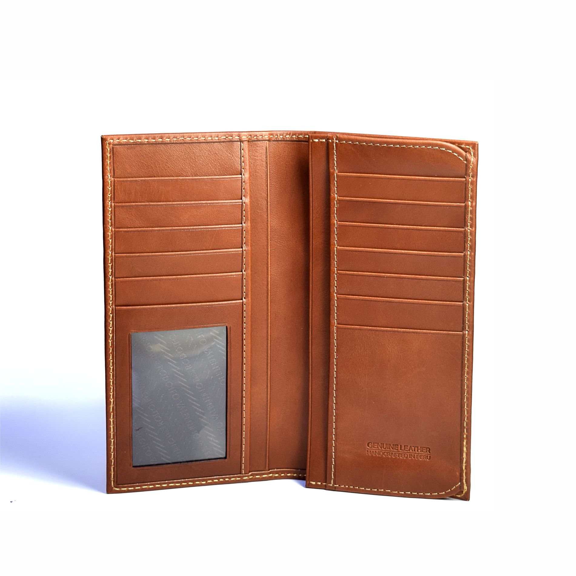 Billetera de caballero Ejecutiva BC801 Wax Caramelo - Imagen 2