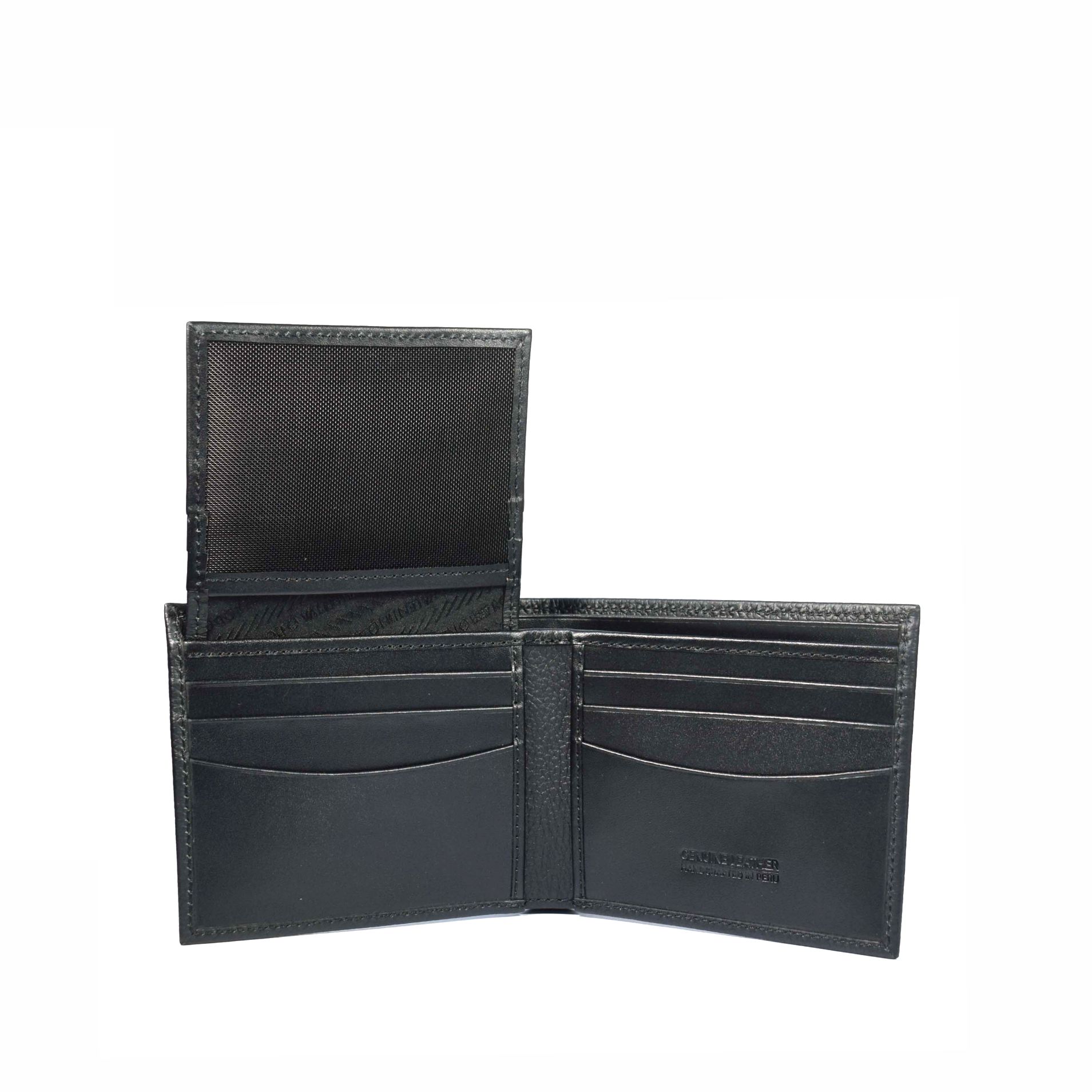 Billetera de caballero TRIFOLD BC502 Miniflother Negro - Imagen 2