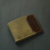 Billetera de caballero BIFOLD BC140 Talco Marrón Oscuro/Cobre