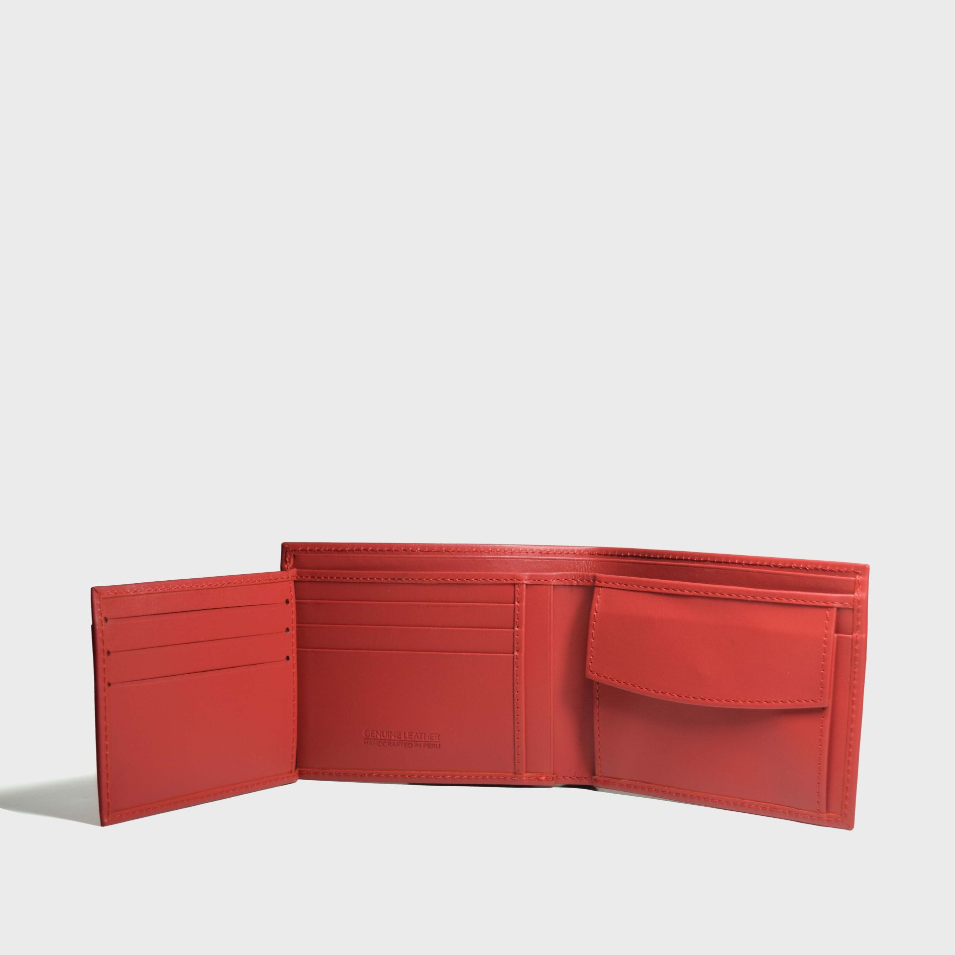 Billetera de caballero GRAND BC106B Rojo - Imagen 3