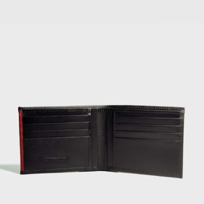 Billetera de caballero GRAND BC216 Miniflother Negro/Rojo - Imagen 5