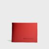 Billetera de caballero BIFOLD c/sencillero BC618 Rojo