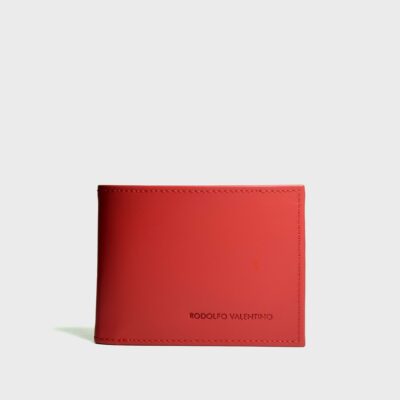 Billetera de caballero BIFOLD c/sencillero BC618 Rojo