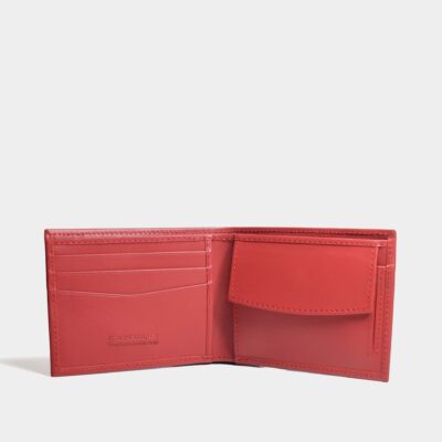 Alternative view of Billetera de caballero BIFOLD c/sencillero BC618 Rojo